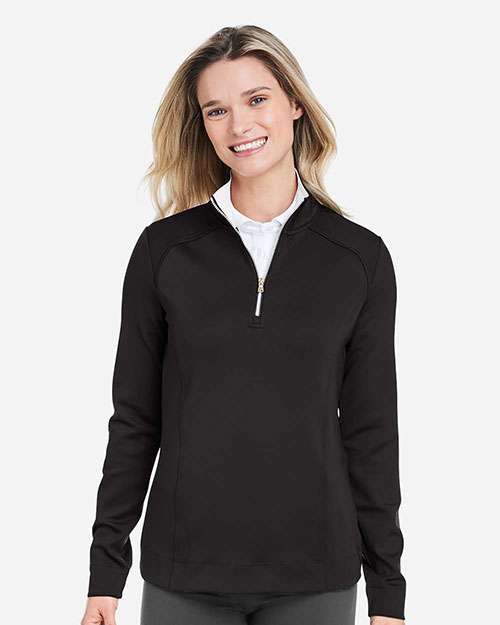 Fairway & Greene F12250 Women's Wells Tech Quarter-Zip Pullover at GotApparel