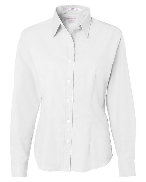 FeatherLite 5233 Women 's Long Sleeve Stain Resistant Oxford Shirt at GotApparel