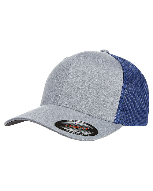Flexfit Y6311 Men Poly Mélange Stretch Mesh Cap at GotApparel