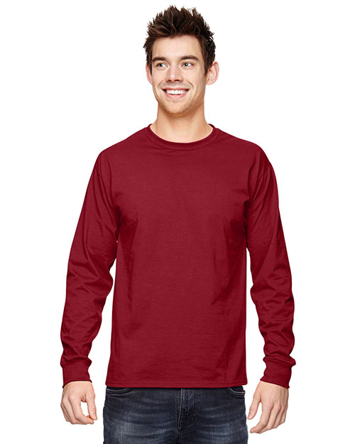 Fruit Of The Loom 4930 Men 100% Heavy Cotton HD Long-Sleeve T-Shirt at GotApparel