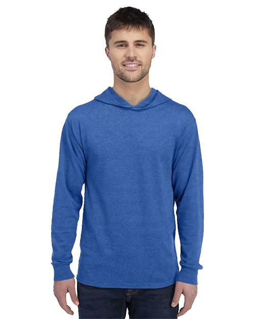 Fruit of the Loom 4930LSH Men HD Cotton™ Jersey Hooded T-Shirt at GotApparel