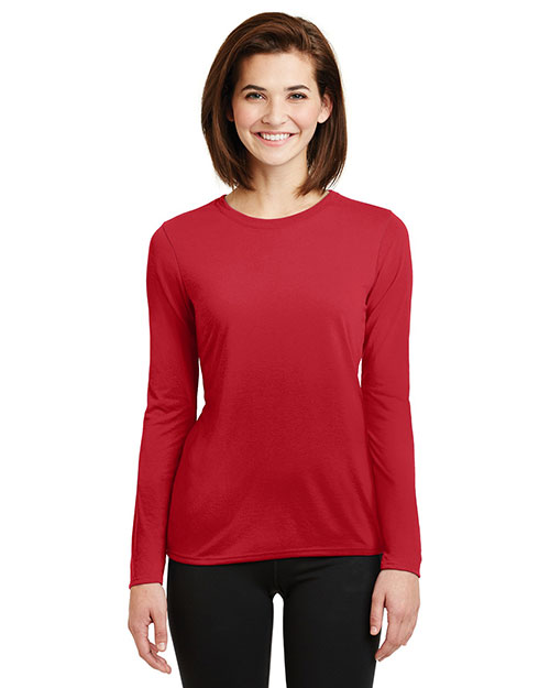 Gildan 42400L Ladies Performance Long Sleeve T-Shirt at GotApparel
