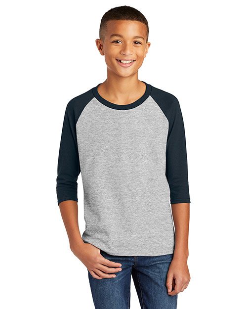 Gildan 5700B Heavy Cotton ™ Youth 3/4-Sleeve Raglan T-Shirt at GotApparel