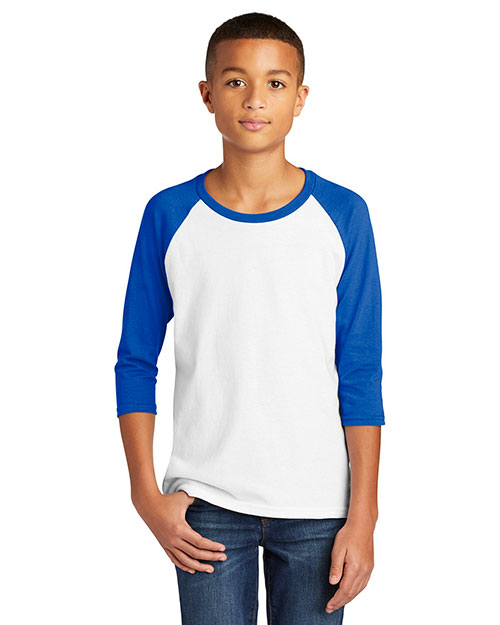 Gildan 5700B Heavy Cotton ™ Youth 3/4-Sleeve Raglan T-Shirt at GotApparel