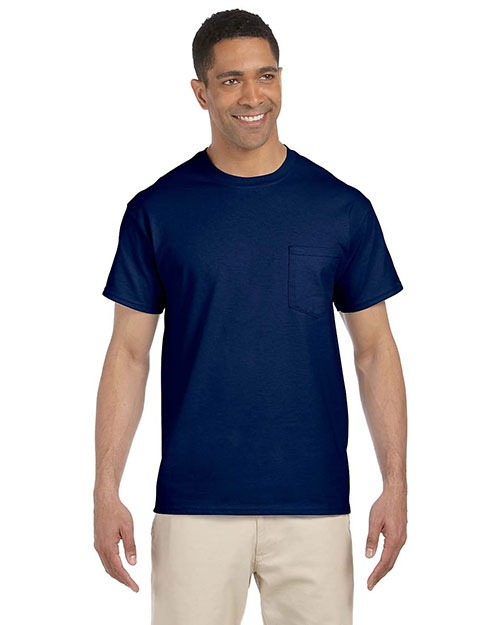 Gildan G230 Men Ultra Cotton  6 Oz. Pocket T-Shirt 2-Pack at GotApparel