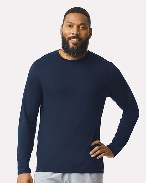 Gildan G424 Men Performance 4.5 Oz. Long-Sleeve T-Shirt at GotApparel