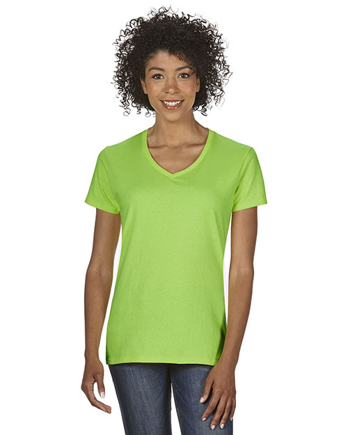 Gildan G500VL Women Heavy Cotton 5.3 oz. V-Neck T-Shirt at GotApparel