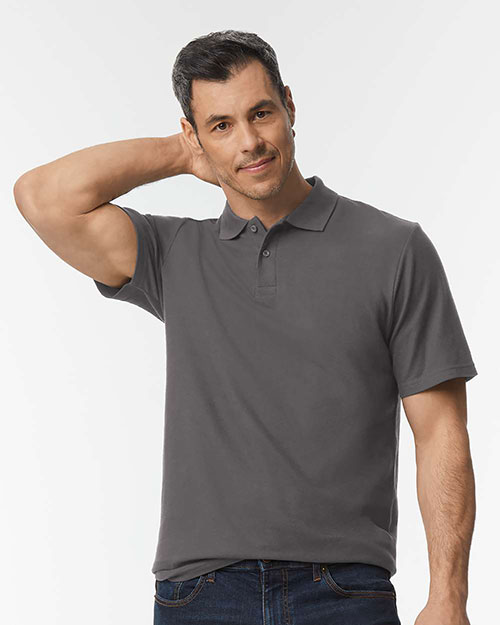 Gildan G648 Men's Softstyle Double Pique Polo at GotApparel