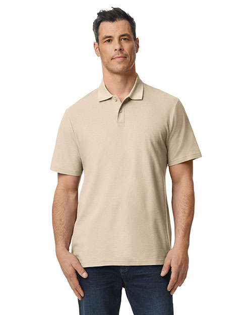 Gildan G648 Men's Softstyle Double Pique Polo at GotApparel