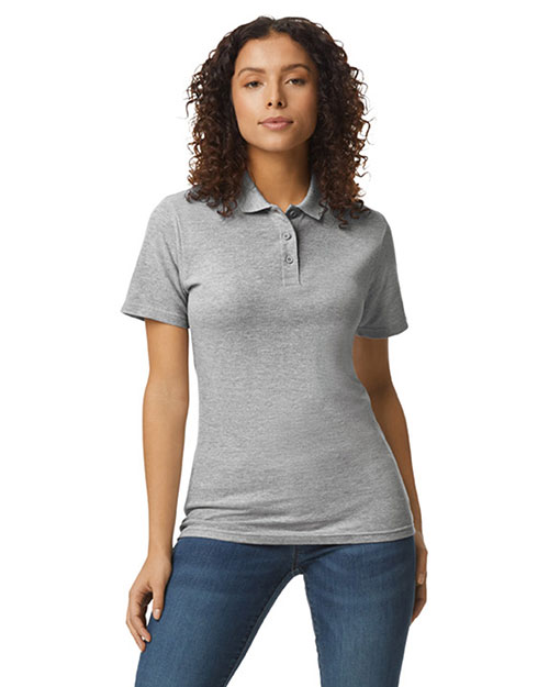 Gildan G648L  Ladies' Softstyle Double Pique Polo at GotApparel