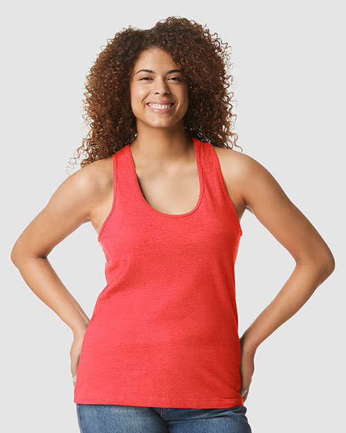 Gildan G672L Ladies' Softstyle CVC Racerback Tank at GotApparel