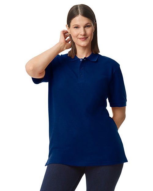 Gildan G858  Unisex Midweight Double Pique Polo at GotApparel