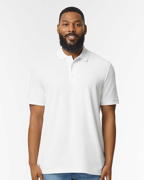 Gildan G858 Unisex Midweight Double Pique Polo at GotApparel