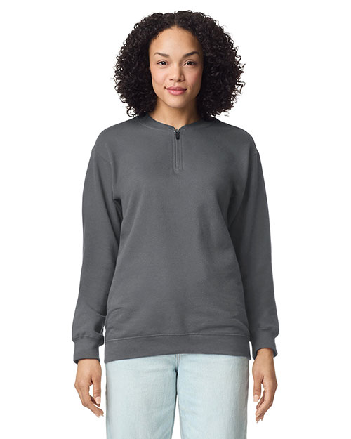 Gildan SF008  Unisex Softstyle Midweight Fleece Quarter-Zip Sweatshirt at GotApparel