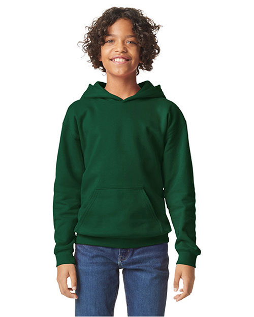 Gildan SF500B  Youth Softstyle Midweight Fleece Hooded Sweatshirt at GotApparel