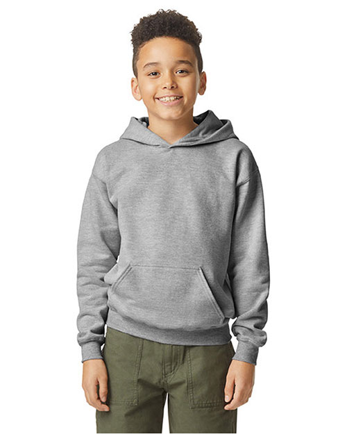 Gildan SF500B Youth Softstyle Midweight Fleece Hooded Sweatshirt at GotApparel