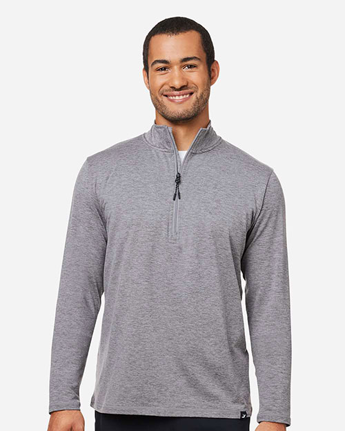 Glyder MDP1772 Men's Marbled Jersey Fairway Quarter-Zip Pullover at GotApparel