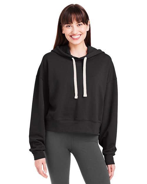 Glyder PDP1725  Ladies' Vintage Oversized Cropped Hooded Sweatshirt at GotApparel