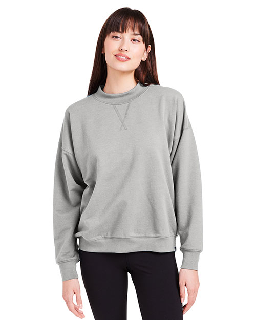 Glyder PDP6789  Ladies' Vintage Oversized Crew Pullover at GotApparel