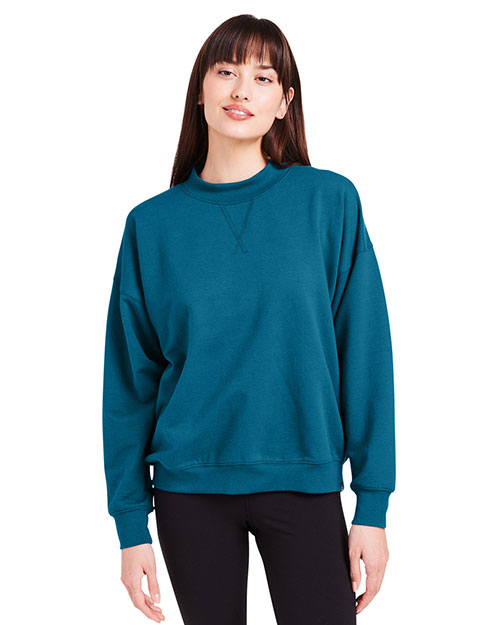 Glyder PDP6789  Ladies' Vintage Oversized Crew Pullover at GotApparel