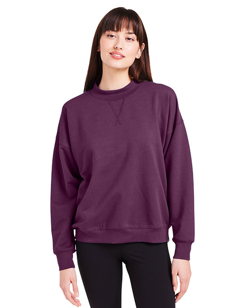 Glyder PDP6789 Ladies' Vintage Oversized Crew Pullover at GotApparel