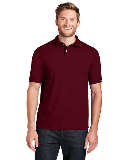 Hanes 054X Men 5.2 oz Jersey Knit Sport Shirt at GotApparel