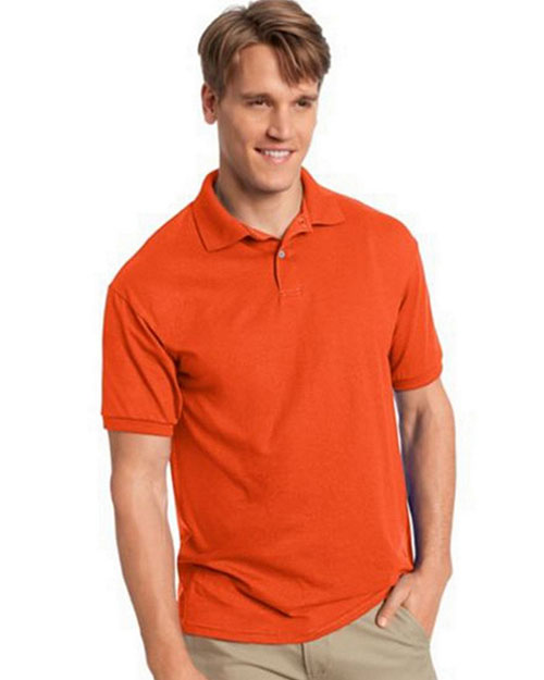Hanes 054X Men 5.2 oz Jersey Knit Sport Shirt at GotApparel