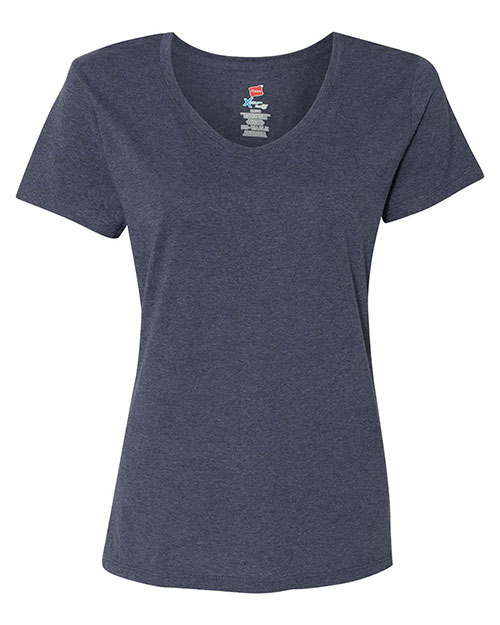 Hanes 42VT Women X-Temp® Triblend V-Neck T-Shirt at GotApparel