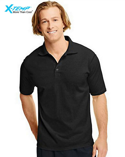Hanes 42X0 Men X-Temp Polo at GotApparel