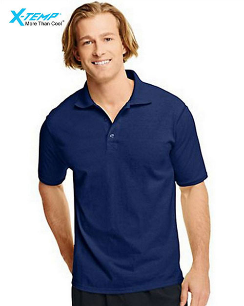 Hanes 42X0 Men X-Temp Polo at GotApparel