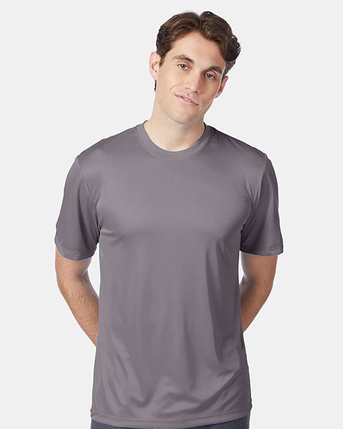 Hanes 4820 Adult Cool DRI® with FreshIQ T-Shirt at GotApparel