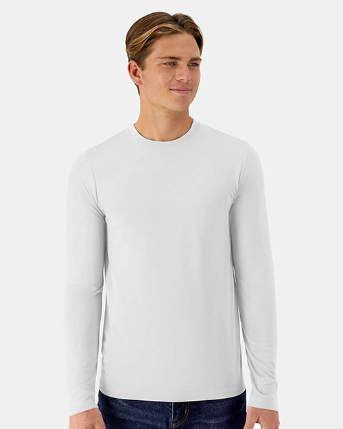 Hanes 484L Unisex Cool DRI® Cotton Touch Long Sleeve T-Shirt at GotApparel