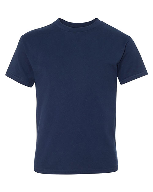 Hanes 498Y Boys 4.5 Oz. 100% Ringspun Cotton Nano-T  T-Shirt at GotApparel