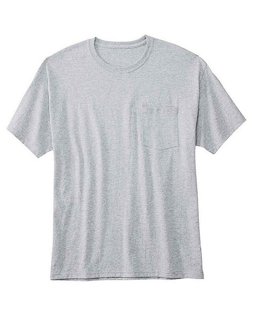 Hanes 5177 Men 50/50 Comfortblend Ecosmart Pocket T-Shirt at GotApparel