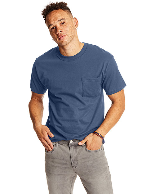 Hanes 5190P Men 6.1 Oz. Beefy-Tee With Pocket at GotApparel