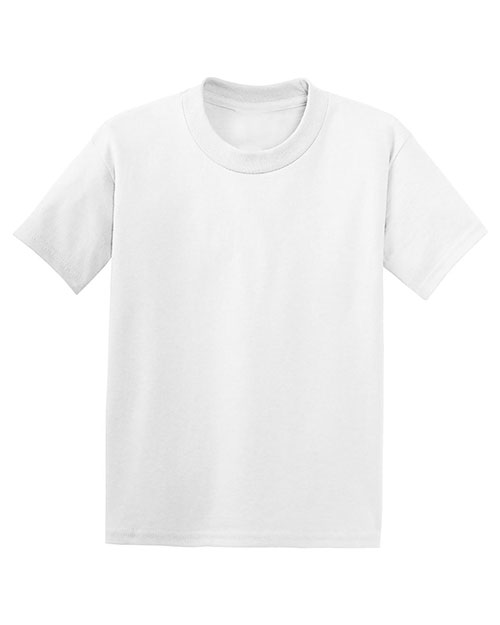 Hanes 5370 Boys 5.2 Oz. 50/50 Comfort Blend Eco Smart T-Shirt 12-Pack at GotApparel