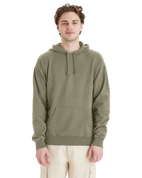 Hanes GDH450 Unisex Garment-Dyed Fleece Hoodie at GotApparel