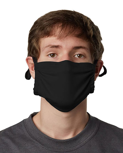 Hanes MKPKCR 2-Ply Cotton Pocket Face Mask at GotApparel