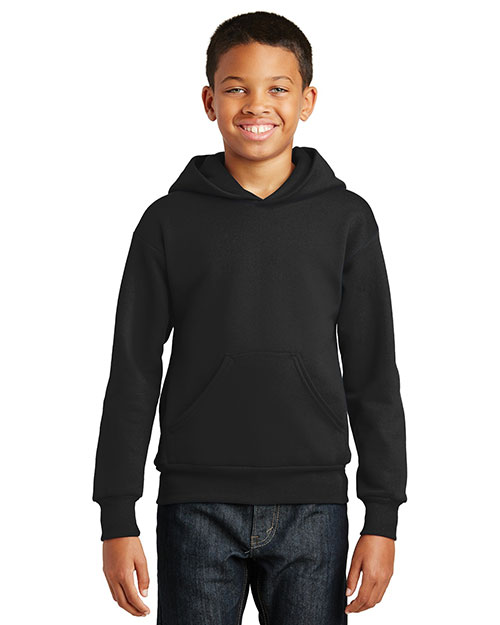 Hanes P470 Youth EcoSmart Pullover Hooded Sweatshirt at GotApparel