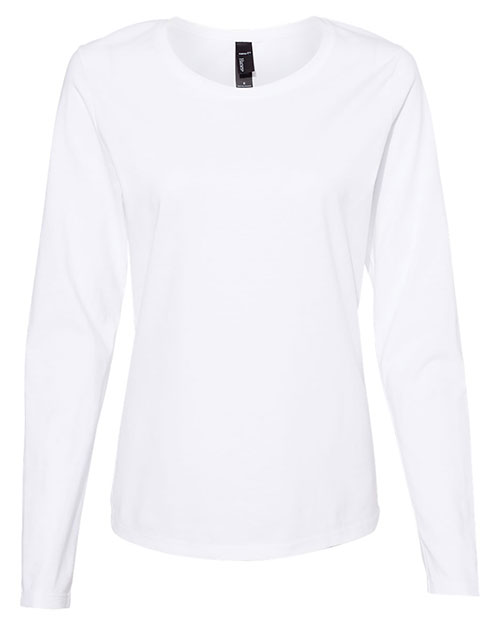 Hanes S04LS Women Perfect-T ’s Long Sleeve Scoopneck T-Shirt at GotApparel