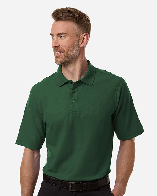 Harriton M105 Men's Maverick CVC Pique Polo at GotApparel