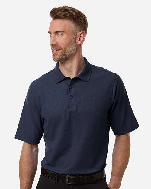 Harriton M105T Men's Tall Maverick CVC Pique Polo at GotApparel