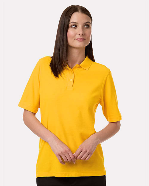 Harriton M105W Women's Maverick CVC Pique Polo at GotApparel