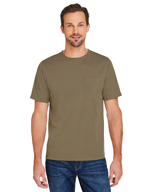 Harriton M118 Charge Snag And Soil Protect Unisex T-Shirt at GotApparel