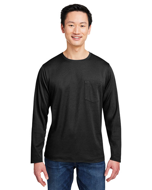 Harriton M118L Unisex Charge Snag and Soil Protect Long-Sleeve T-Shirt at GotApparel