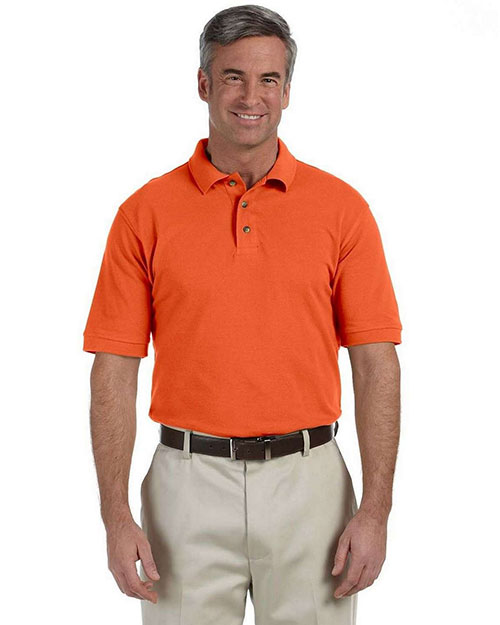 Harriton M200 Men 6 Oz. Ringspun Cotton Pique Short-Sleeve Polo at GotApparel