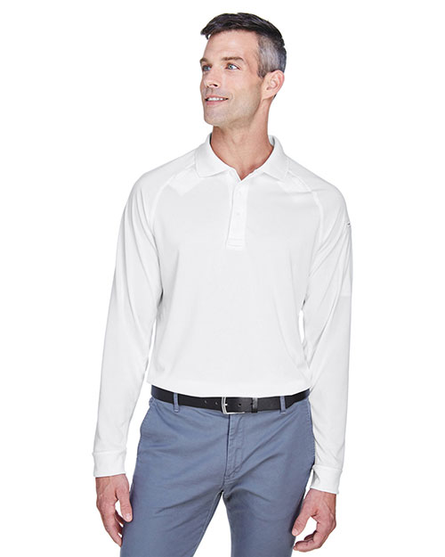 Harriton M211L Men 6.6 oz Tactical Long-Sleeve Performance Polo at GotApparel