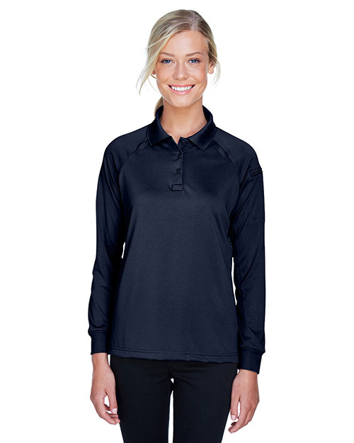 Harriton M211LW Women 6.6 oz Tactical Long-Sleeve Performance Polo at GotApparel