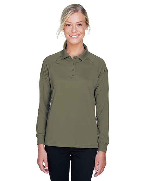 Harriton M211LW Women 6.6 oz Tactical Long-Sleeve Performance Polo at GotApparel