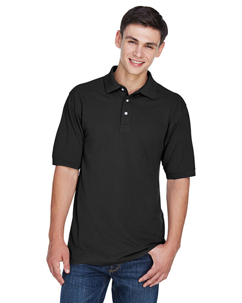 Harriton M265 Men 5.6 Oz. Easy Blend Polo at GotApparel
